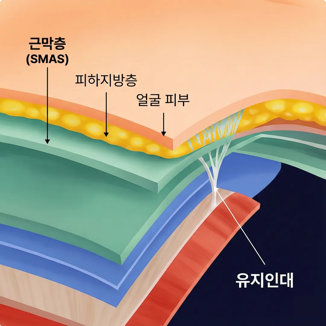 근막층SMAS 유지인대 노화.webp