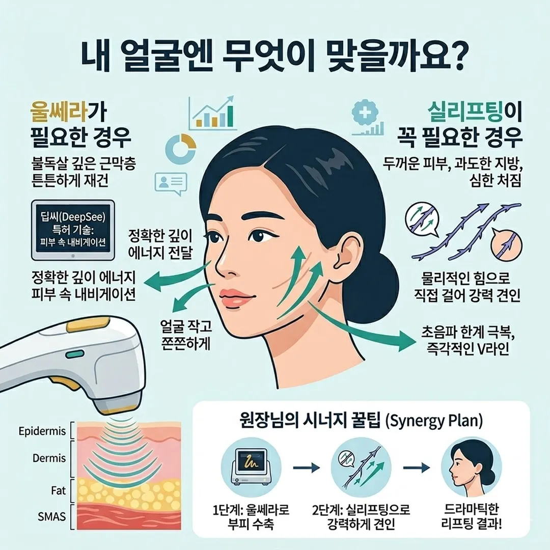 울쎄라 실리프팅 차이.webp