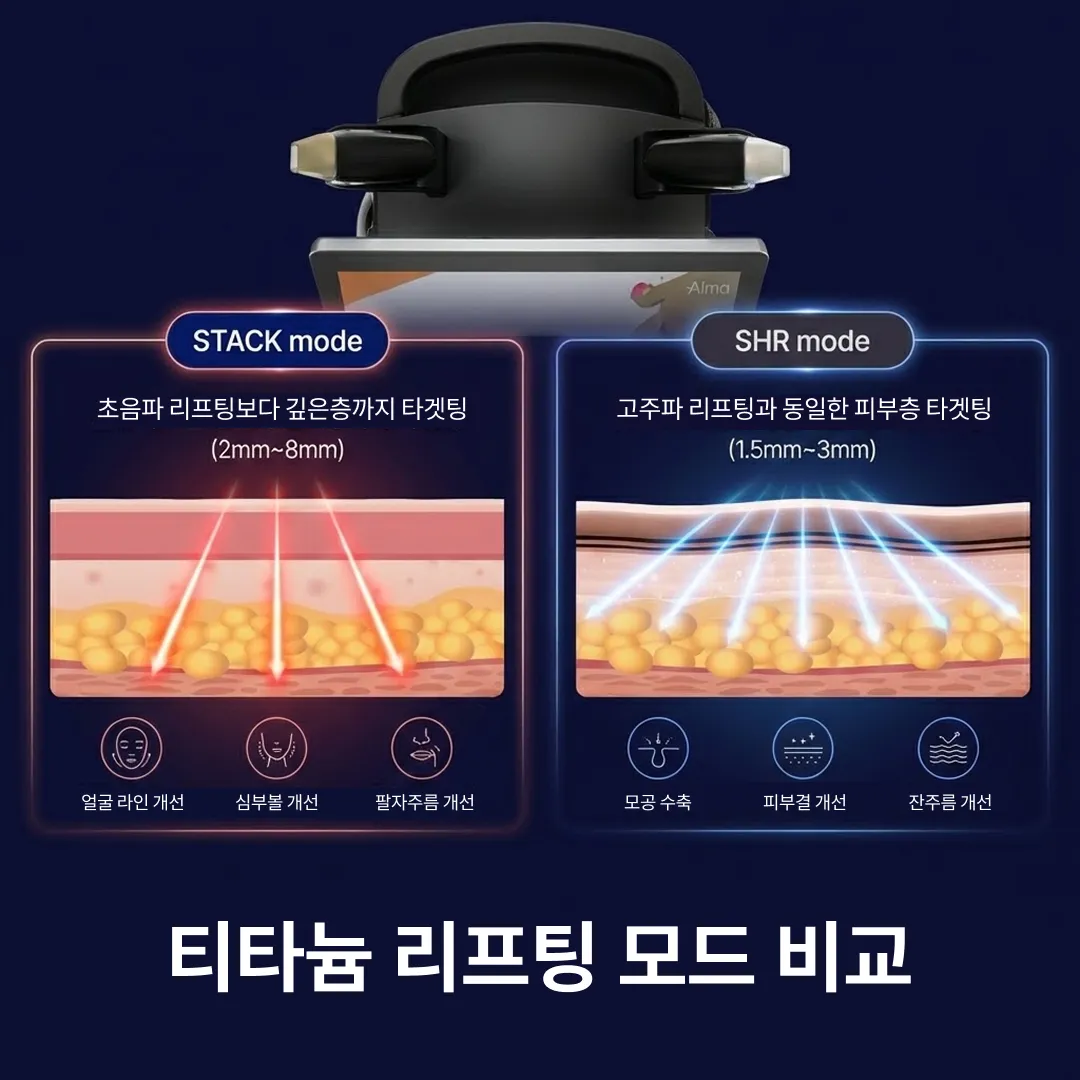 티타늄리프팅 모드 비교.webp